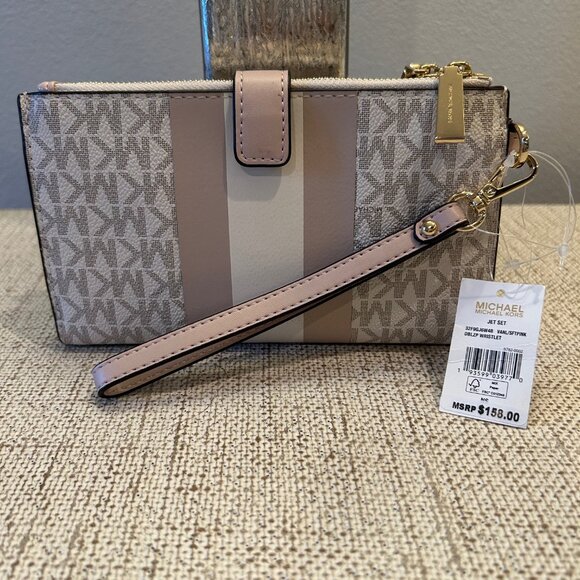 Michael Kors Jet Set Double Zip Wristlet - Picture 3 of 6